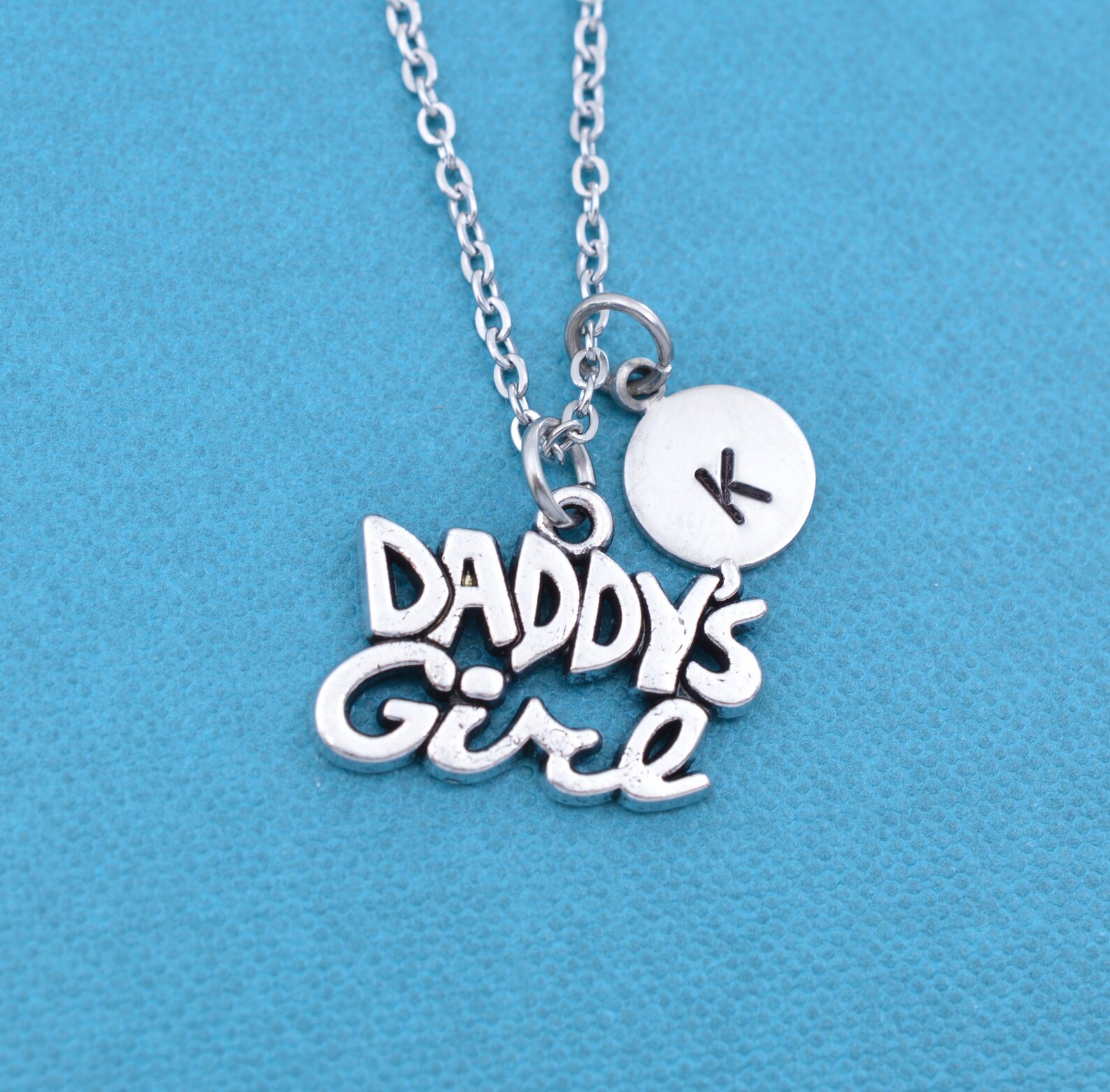 Daddy's Girl Necklace. Personalized jewelry. Personalized Etsy
