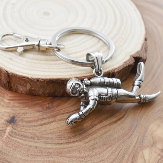 Scuba diver best sale keychain