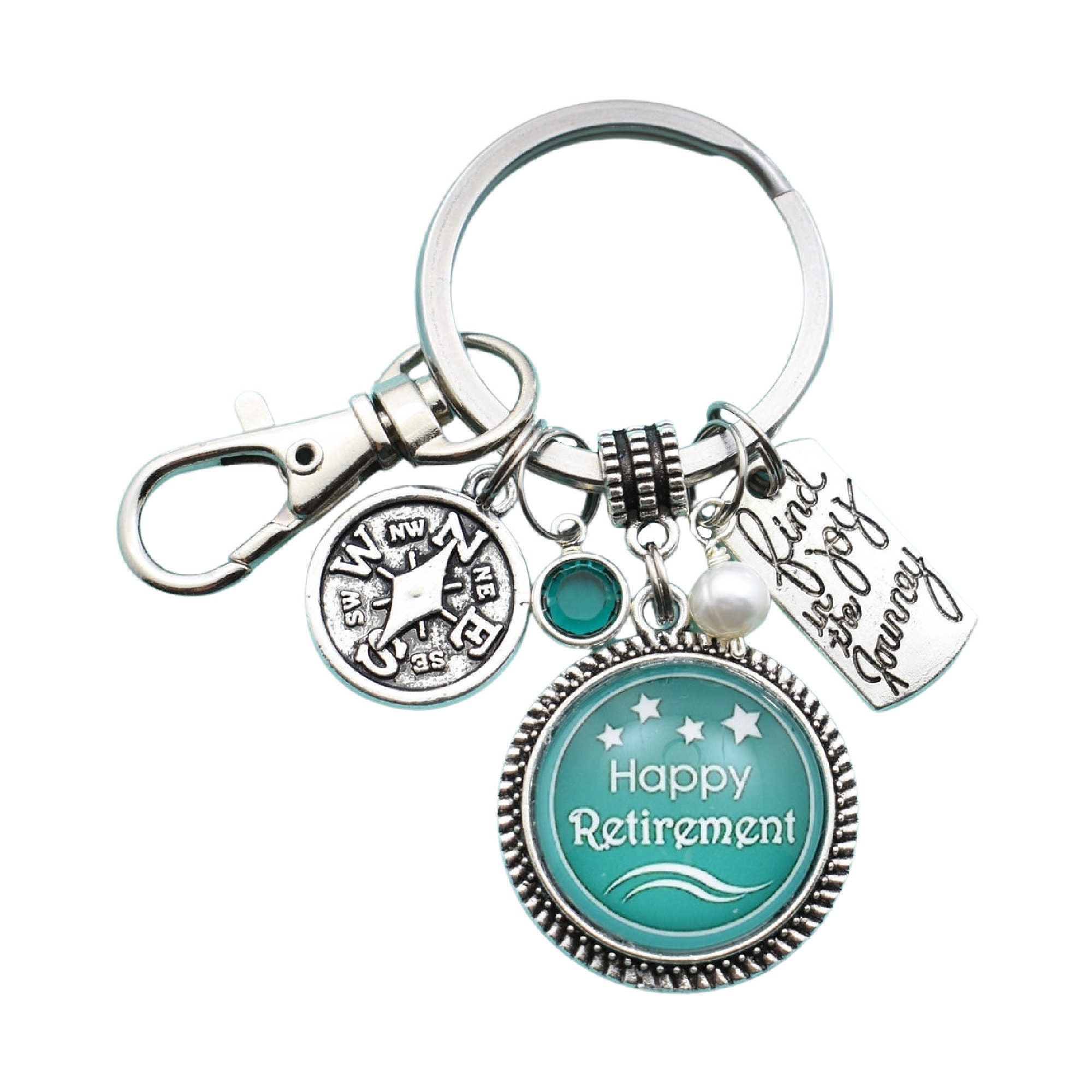 Retirement Gift. Retirement Keychain. Retirement Jewelry. Gift Etsy