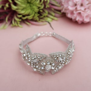 Swarovski bracelet, wedding bracelet, bridal bracelet, beaded bracelet, wedding jewellery, Crystal bracelet, wedding accessory
