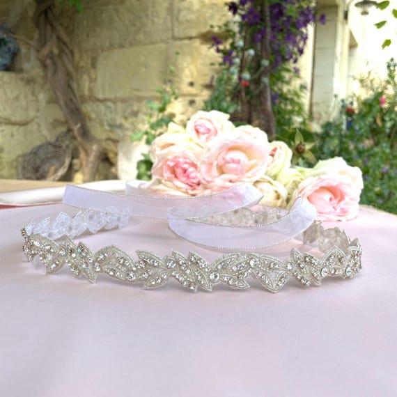 wedding dress belts ivory Ivory Floral Bridal Belt,Wedding Belt,Crystal Rhinestones Girl Sash,La AlineBridal