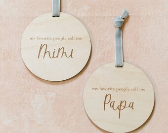 My Favorite People Call Me Ornament | Personalized Ornament | Grandparent Ornament | Family Ornament | Aunt Uncle Ornament | New Parents