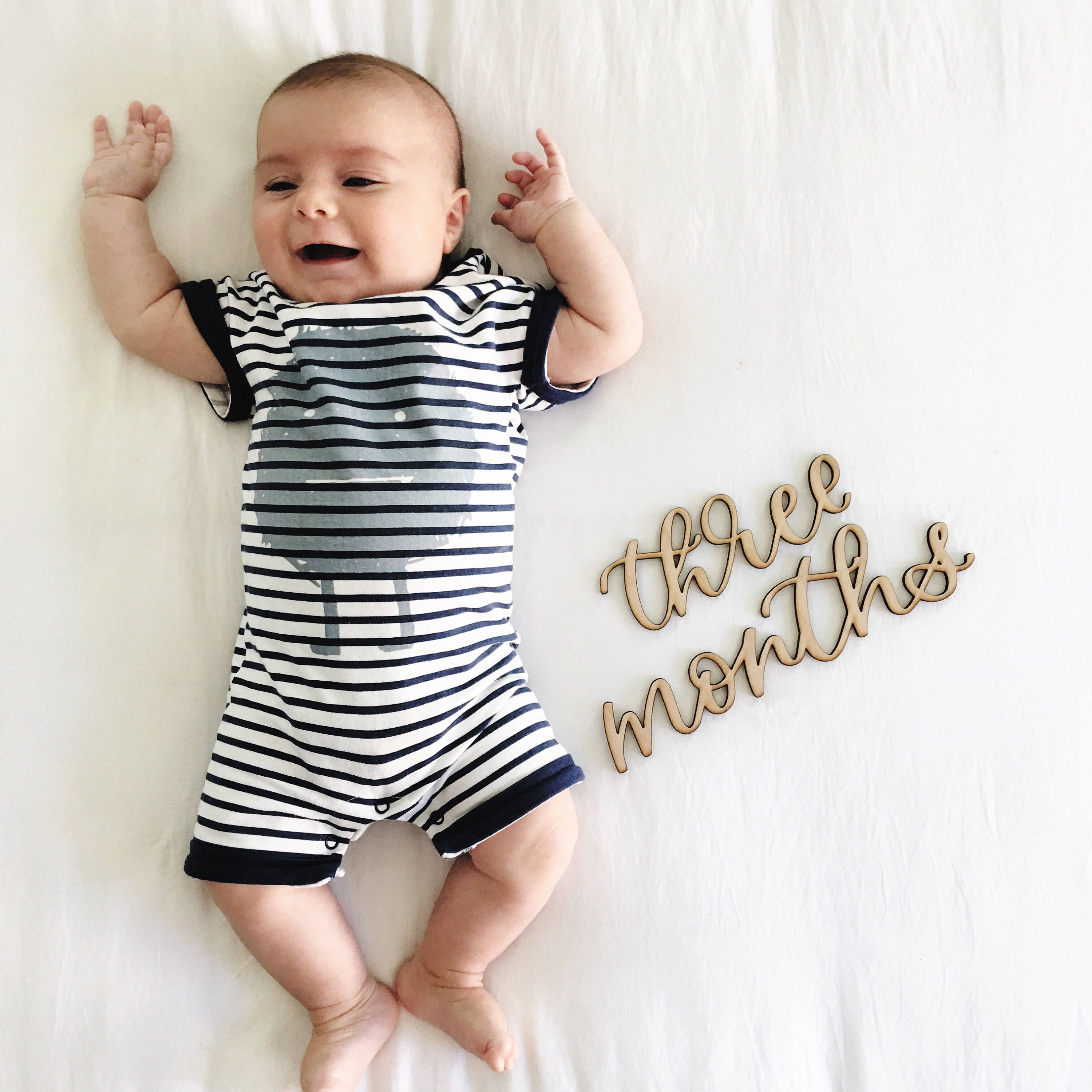 monthly photos of baby's first year