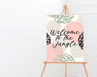 Jungle Party Sign | Foam Board Sign | Kids Party | Cheetah Party | Safari Party | Animal Party | Party Animal | Wild Animal | Wild One