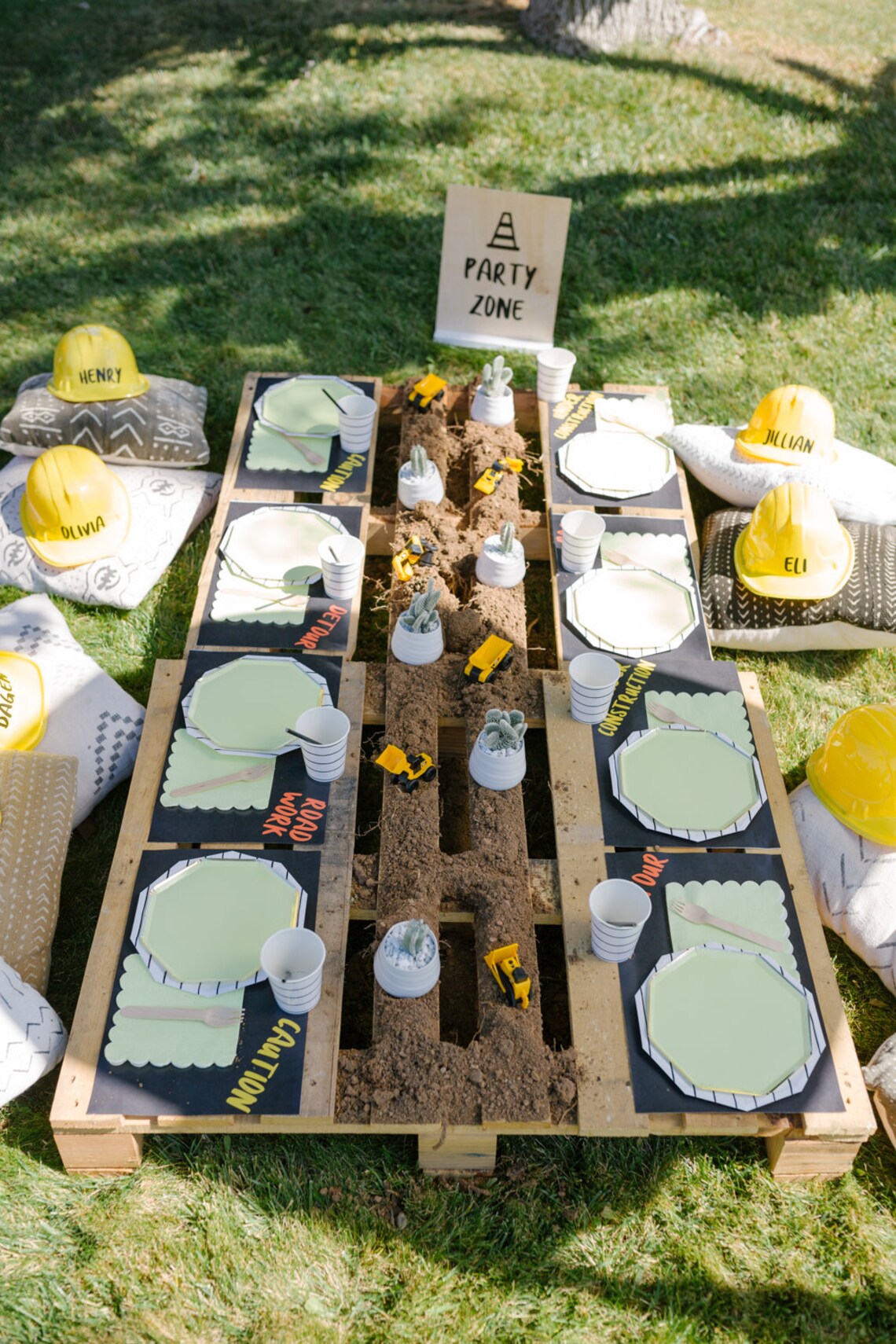 Construction Party Placemats 11x17 DIGITAL DOWNLOAD Etsy