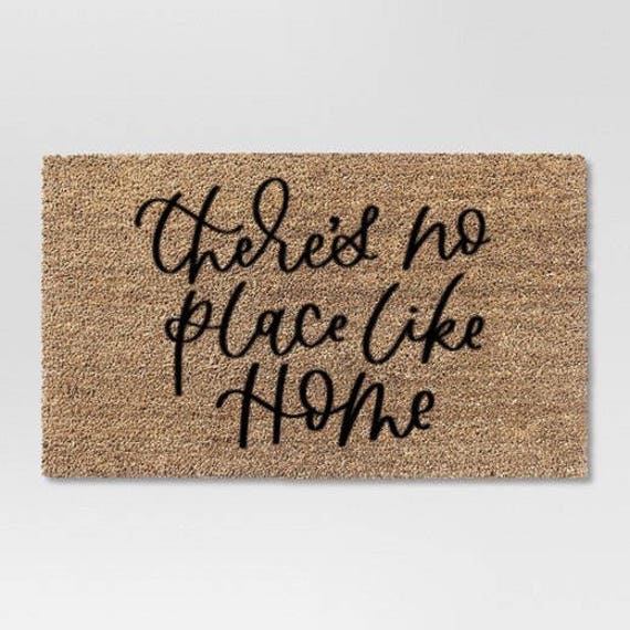 No Place Like Home Doormat Doormat Door Mat Doormat Etsy