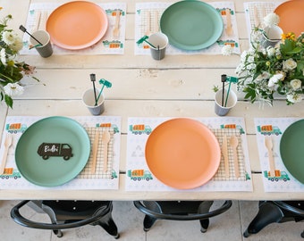 Trash Truck Party Placemats | 11x17" DIGITAL DOWNLOAD