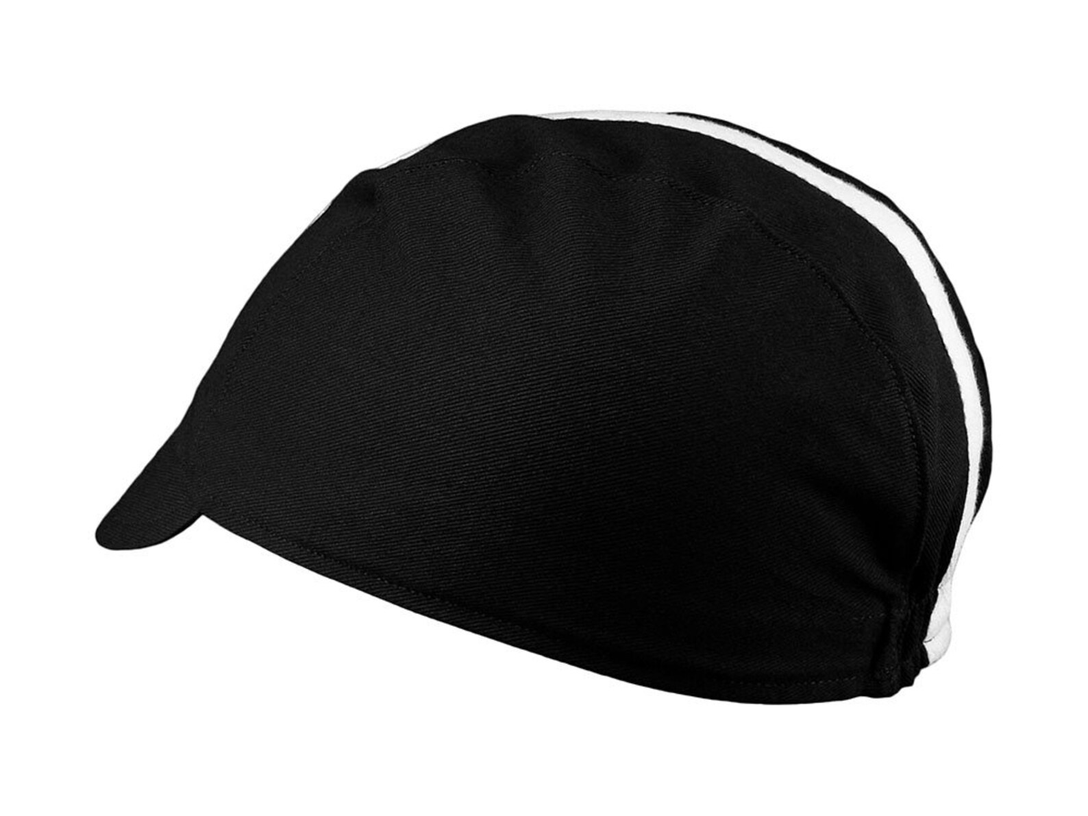 Black/whitestripe Cotton Cycling Cap Handmade Cap Bike Etsy