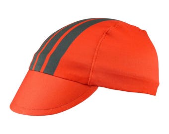 Red Dwarf moisture wicking cycling cap - handmade cap; moisture wicking cap; bicycle cap; polyester cap; bike wear; cycling clothes