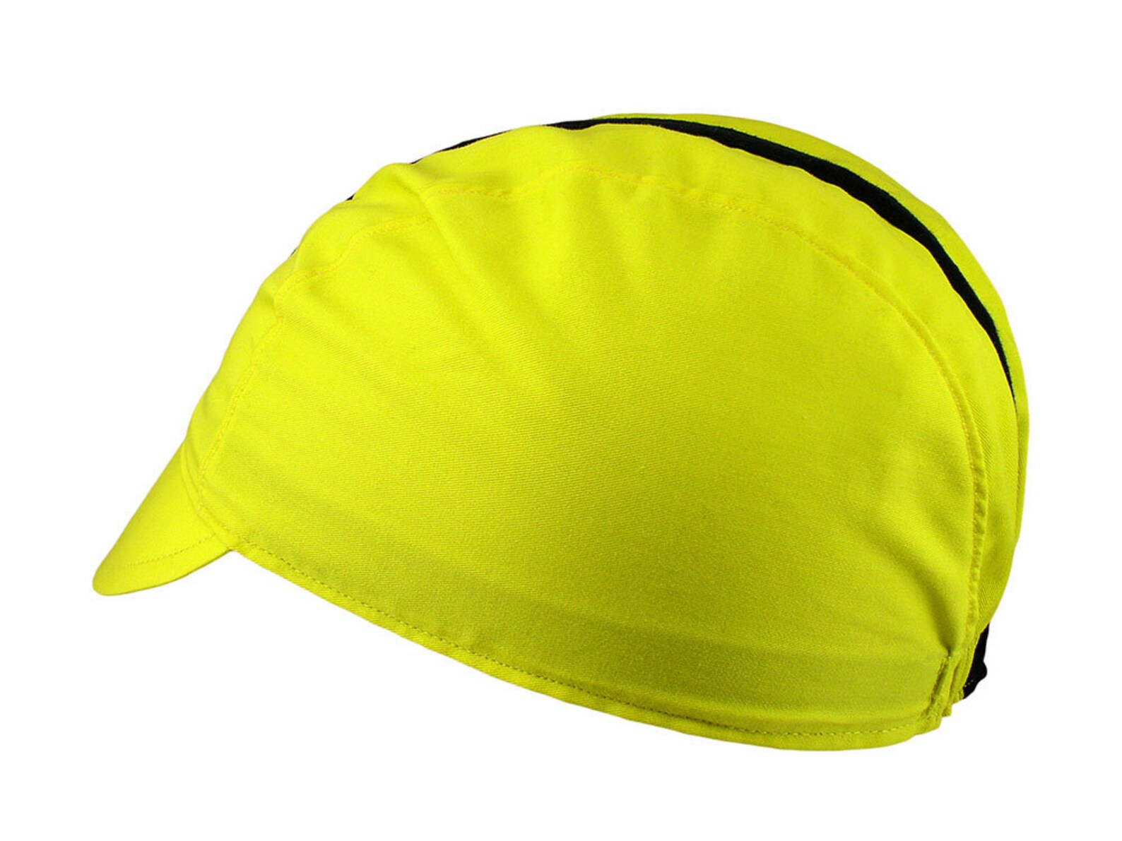 Yellow/blackstripe Cotton Cycling Cap Handmade Cap Bike Etsy