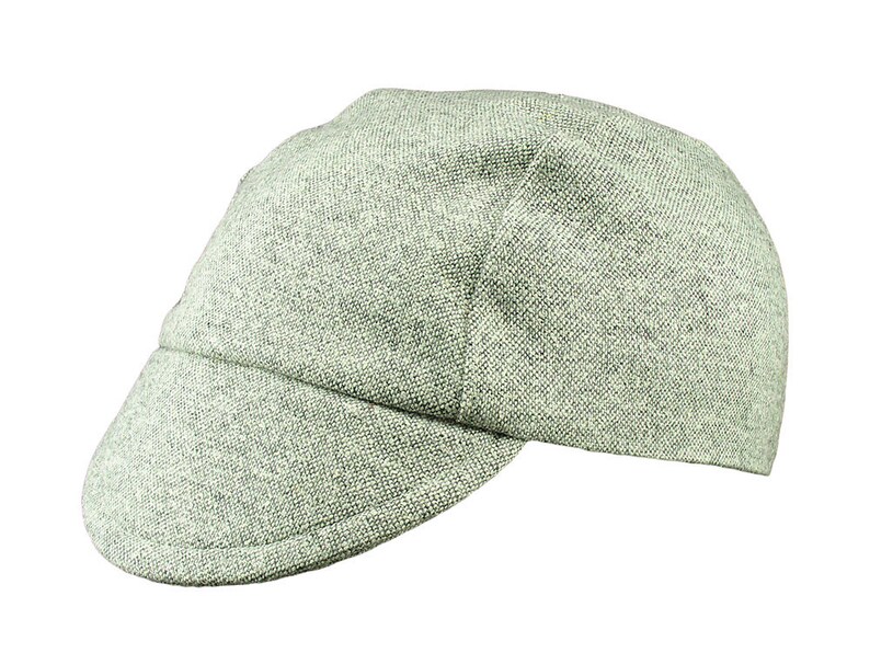 Light Tweed Cycling Cap Handmade Cap Winter Cap Bicycle Etsy