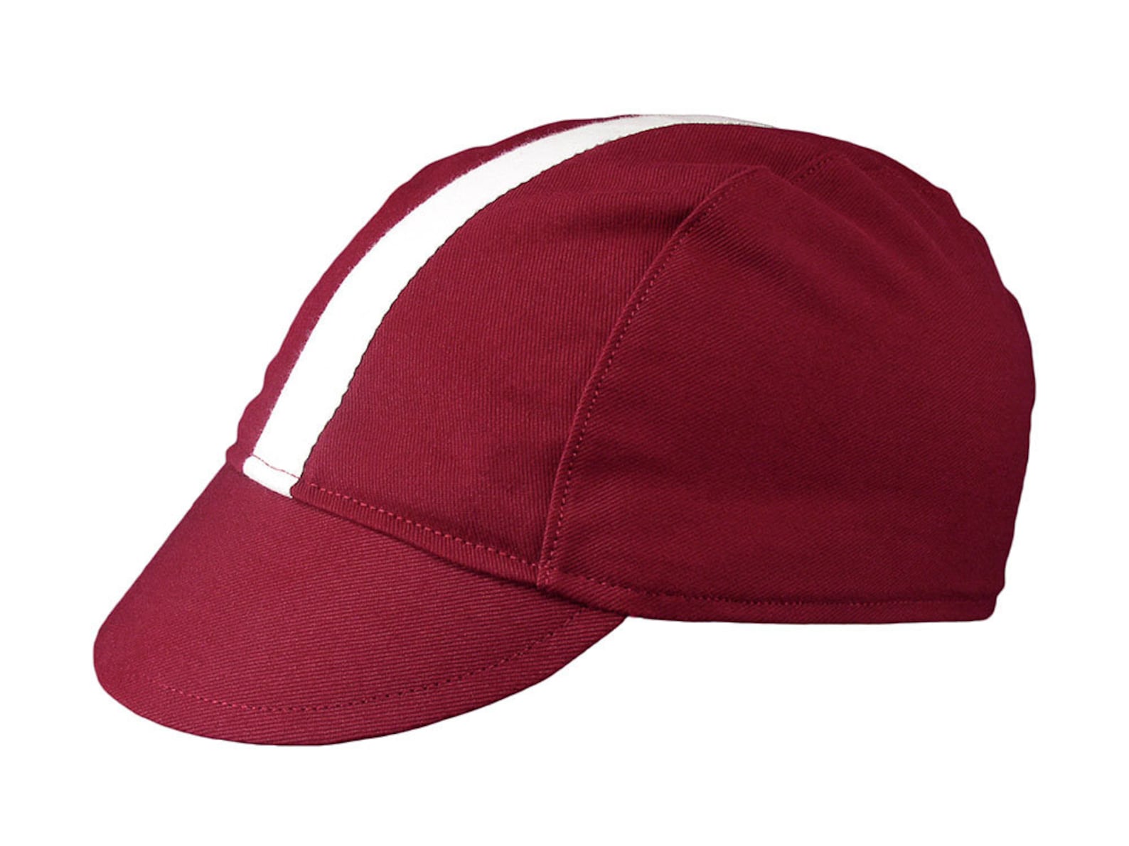 Red/whitestripe Cotton Cycling Cap Handmade Cap Bike Cap Bicycle Cap Cotton Cap Cycling Clothes