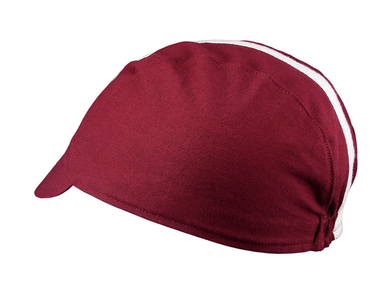 Red/whitestripe Cotton Cycling Cap Handmade Cap Bike Cap Bicycle Cap Cotton Cap Cycling Clothes