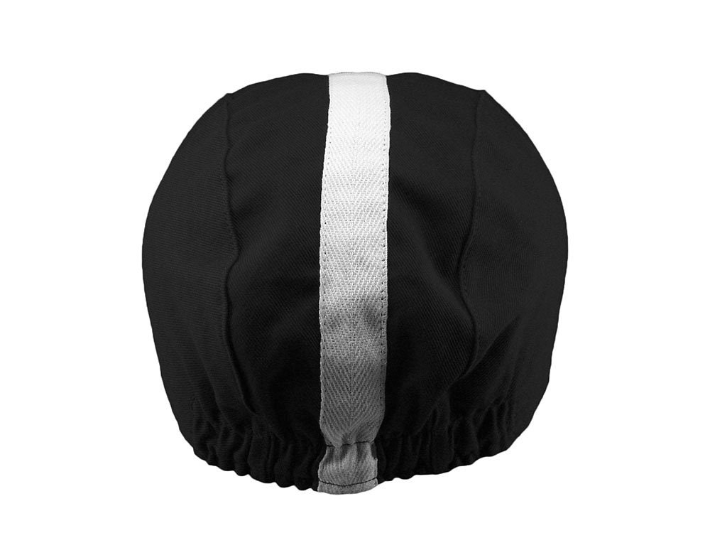Black/whitestripe Cotton Cycling Cap Handmade Cap Bike Etsy