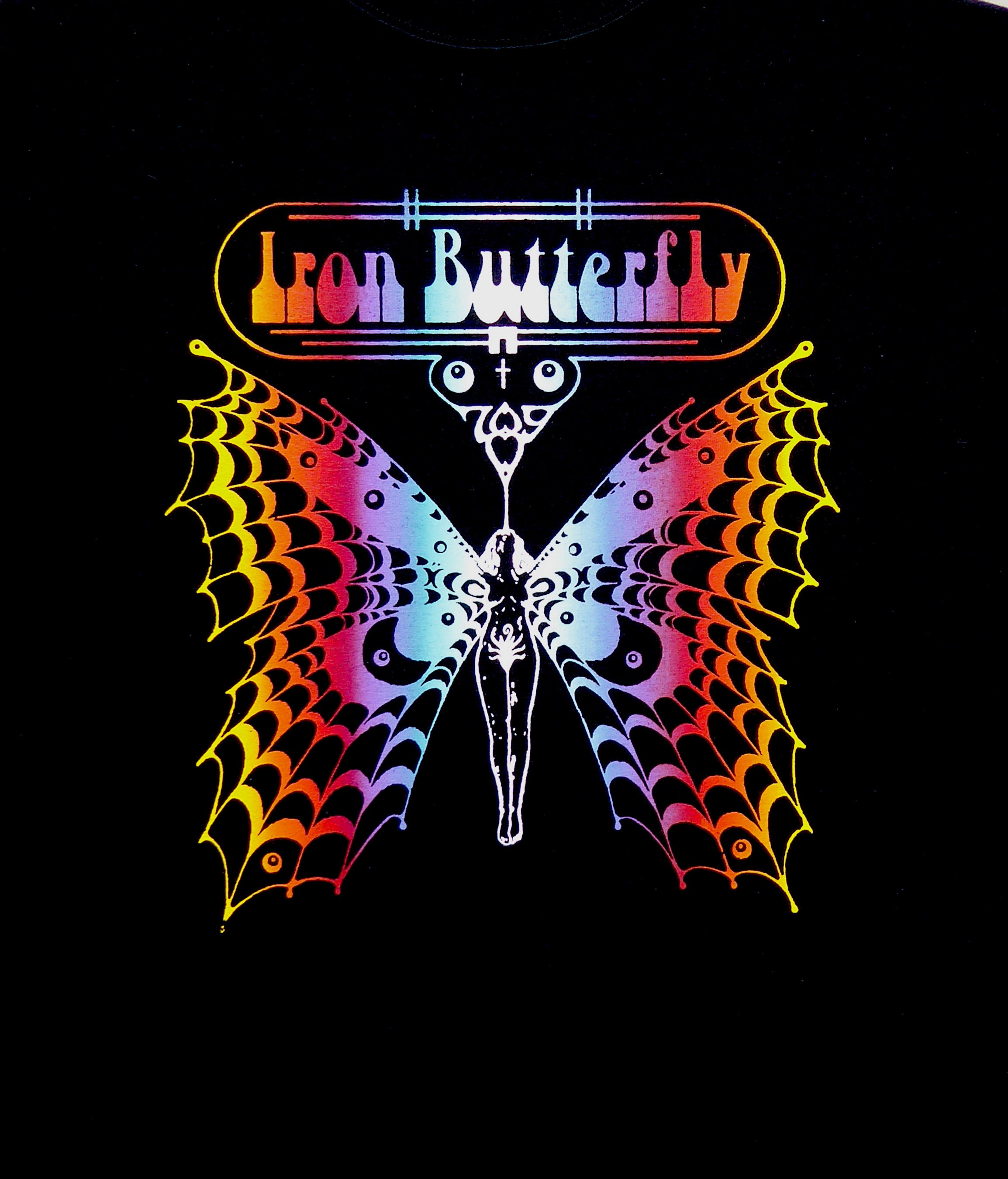 Iron Butterfly T Shirt Gadda Etsy Norway