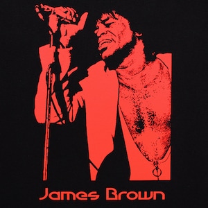 James Brown t shirt FREE SHIPPING to usa hits live