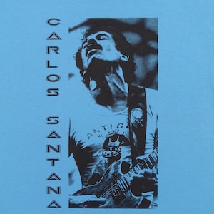 Carlos Santana T Shirt FREE SHIPPING to usa