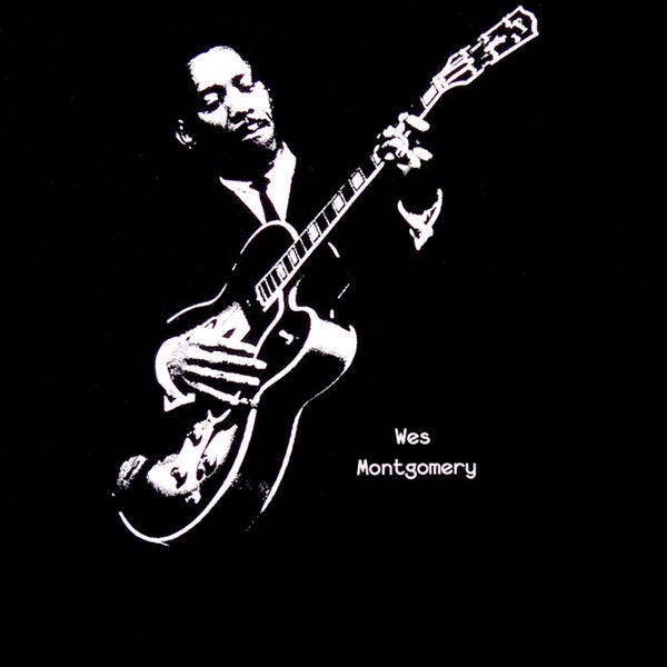 Wes Montgomery T shirt FREE SHIPPING to usa jazz smokin day