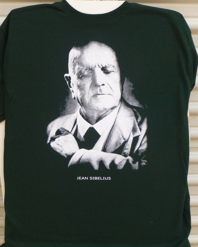 Sibelius T shirt Jean Symphony free shipping to usa image 2