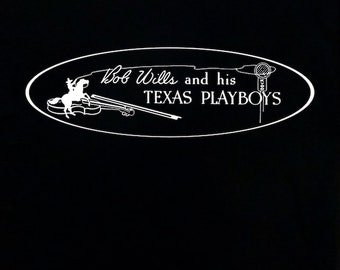 Bob Wills T shirt FREE SHIPPING to usa Texas Playboys