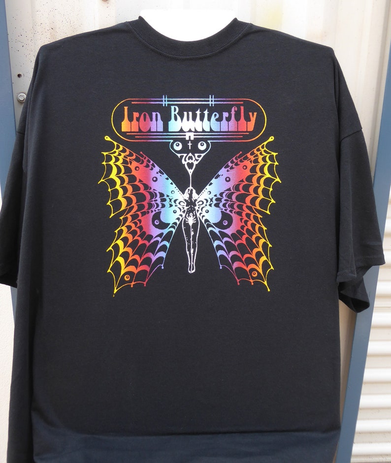 Iron Butterfly t shirt Gadda Etsy