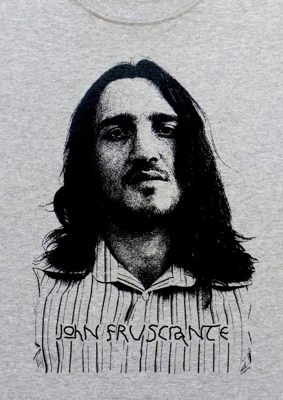 John Frusciante T Shirt FREE SHIPPING to Usa Curtains - Etsy