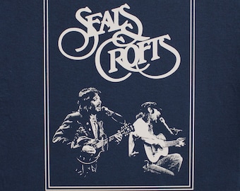 Seals and Crofts T Shirt black FREE SHIPPING to usa