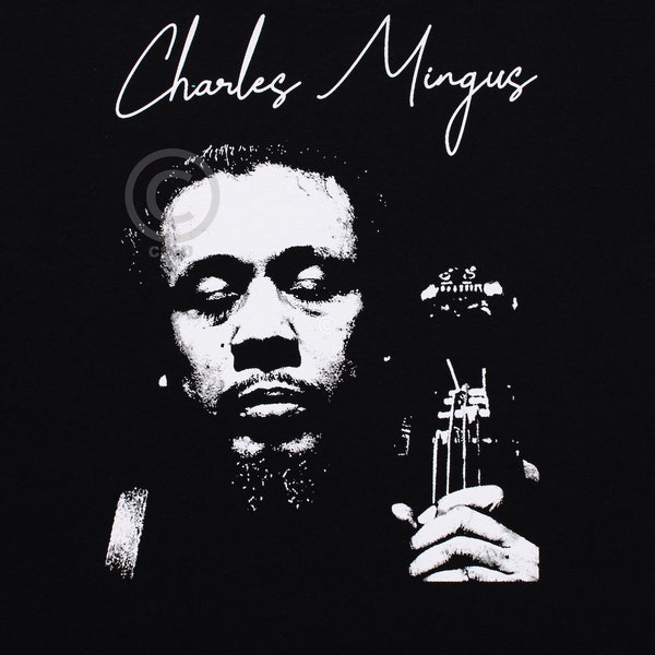 Charles Mingus T shirt ah um jazz FREE SHIPPING to usa