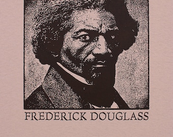 Frederick Douglass T shirt FREE SHIPPING to usa with quote on back