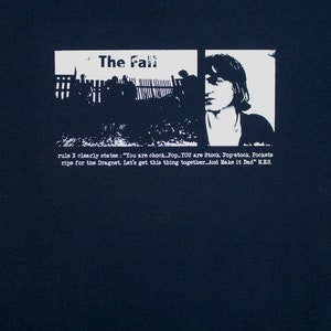 The Fall T shirt  band Mark E Smith FREE SHIPPING to usa