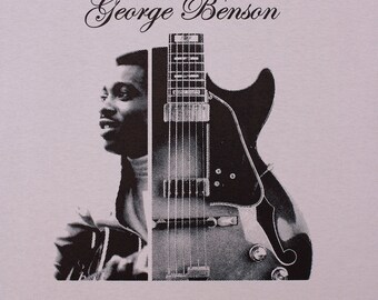 George Benson t shirt FREE SHIPPING to usa breezin flight LA