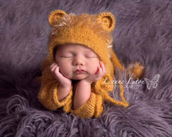 baby lion hat