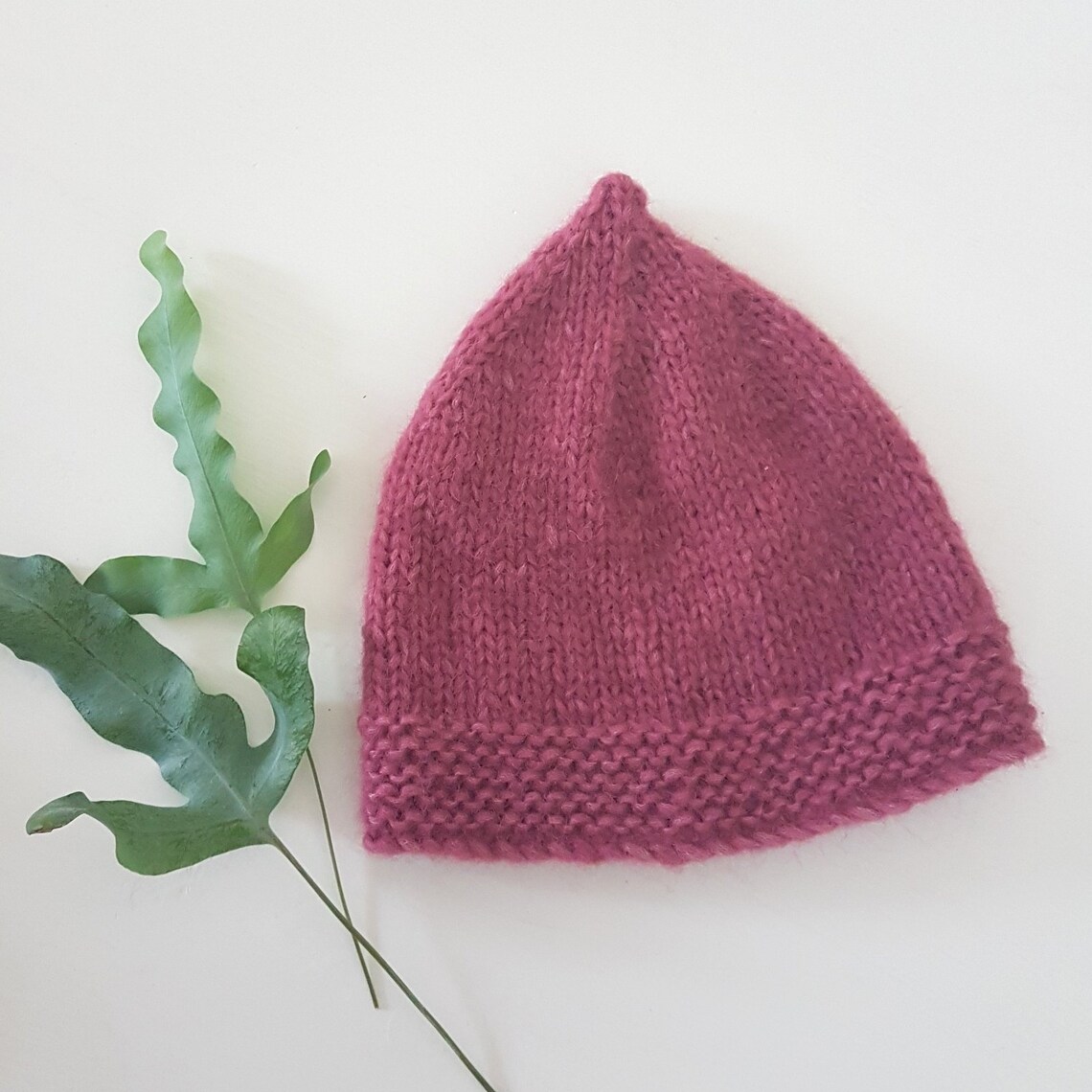 Baby Beanie Knitting PATTERN in Aran worsted Easy Baby Hat Etsy