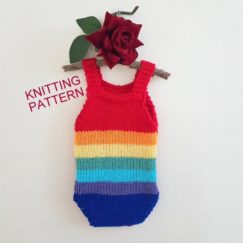 rainbow baby romper