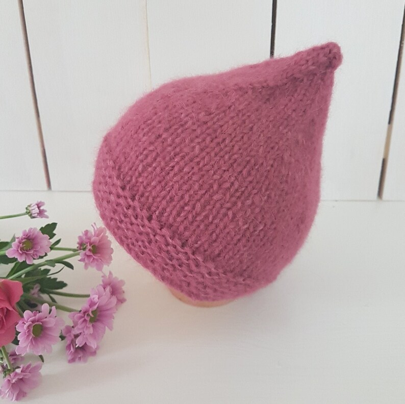 pointy elf hat knitting pattern for children