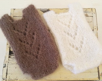 Newborn Knit Romper PATTERN: Sleeveless Baby Bodysuit (PDF Instructions)