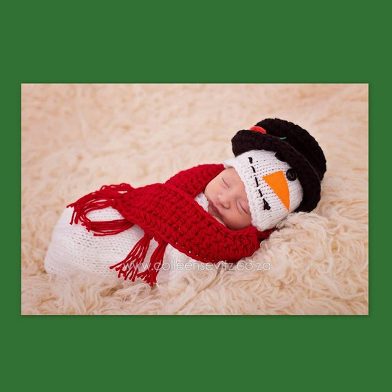 Christmas Snowman baby swaddle set newborn christmas snowman Etsy