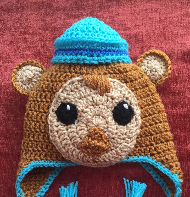 Shellington Earflap Hat Crochet Beanie
