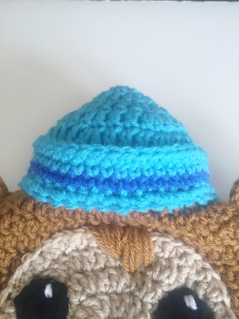 Shellington Earflap Hat Crochet Beanie