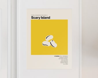 Real Housewives of New York 'Scary Island' Art Print (MULTIPLE SIZES AVAILABLE)