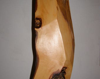 Wood sculpture, "four sides", woodwork, sculpture, stele