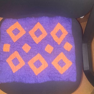 Coussins en feutre, coussins feutrés, coussins d&#39;assise, coussins de chaise, coussins de randonnée, coussins, colorés