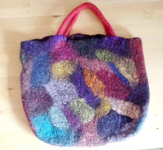 Stabile Filz-Shoppertasche, Filztasche, Tasche, gefilzte Tasche