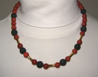 Schaumkoralle - Kette, Perlenkette, Halskette