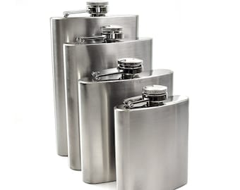 Personalized Stainless Steel Hip Flask – Engraved Gift