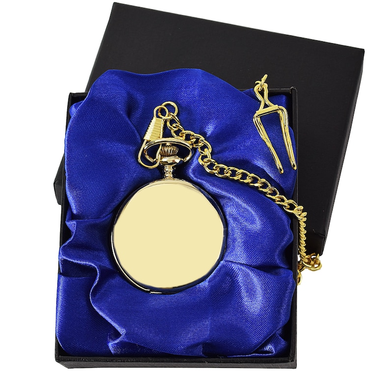 Personalised Gold Mechanical Pocket Watch Pocket Watches for Etsy