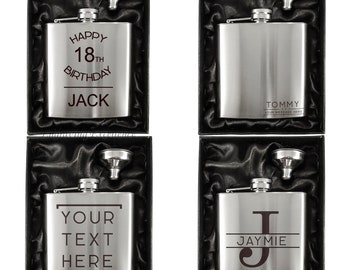 Fiaschetta Da Tasca Rick Parfitt 170 Ml In Acciaio Inox Con Opera D'Arte Originale