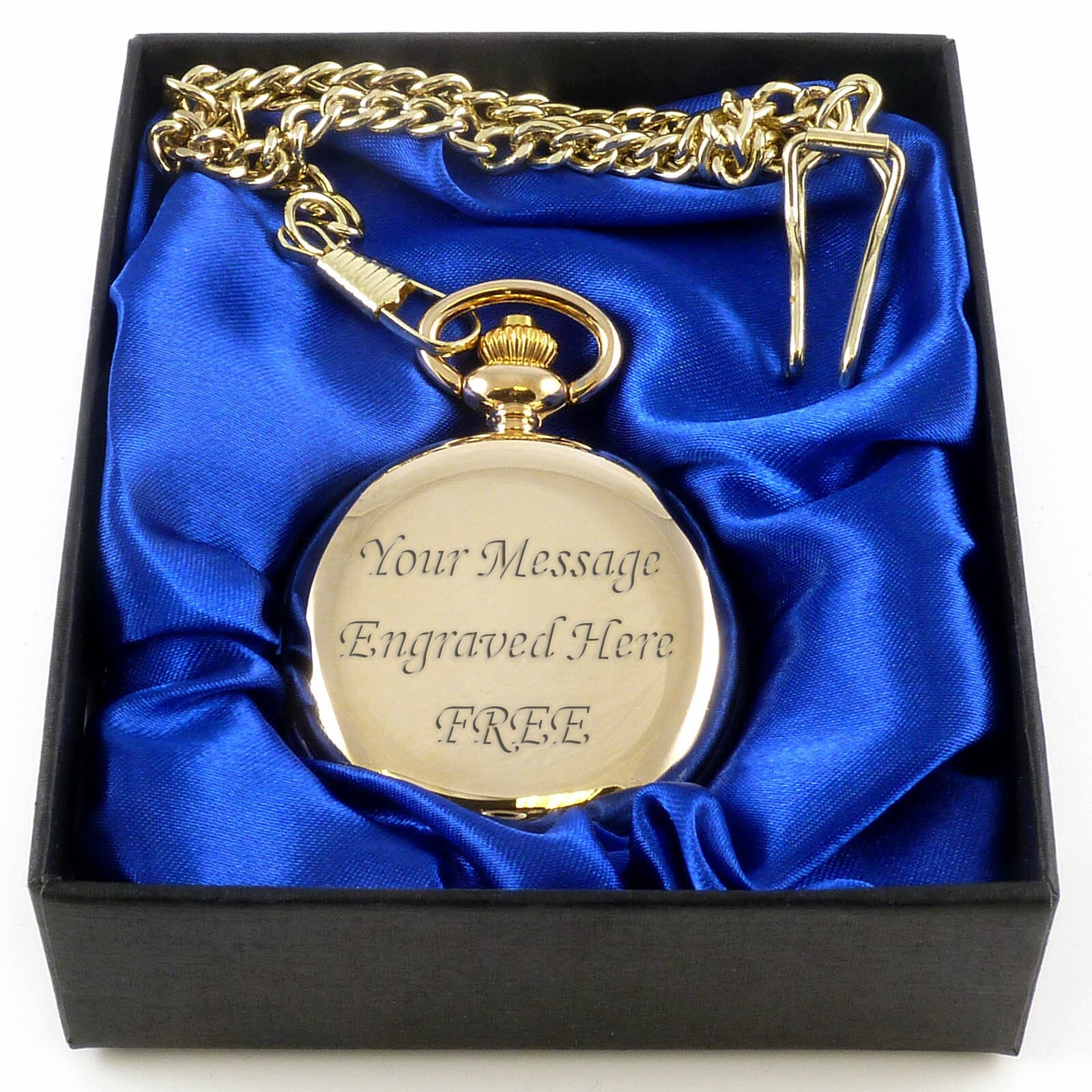Personalised Mechanical Gold Pocket Watch Wedding Page Boy Etsy UK