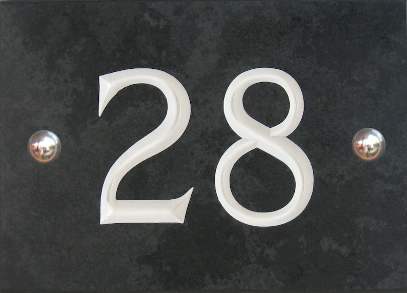 Engraved Slate House Number image 2