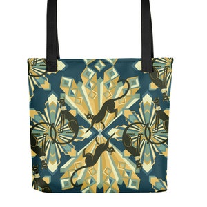 Art Deco Cats Luxury Tote bag